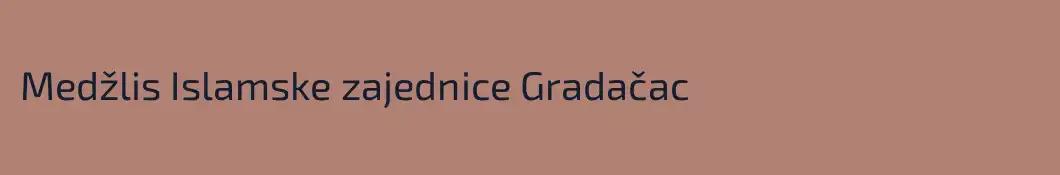 Medžlis Islamske zajednice Gradačac